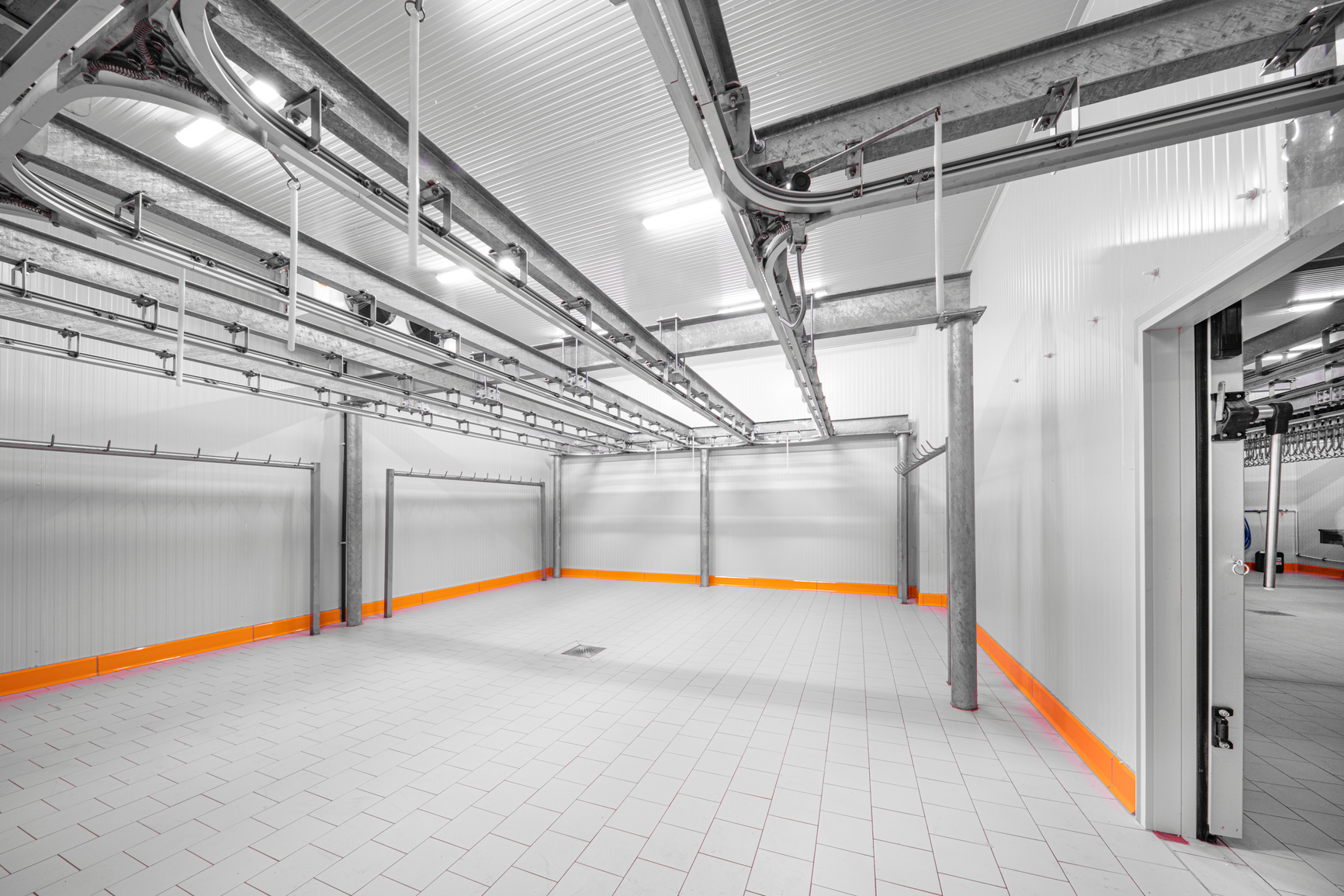 Refrigeration chamber for food storage.